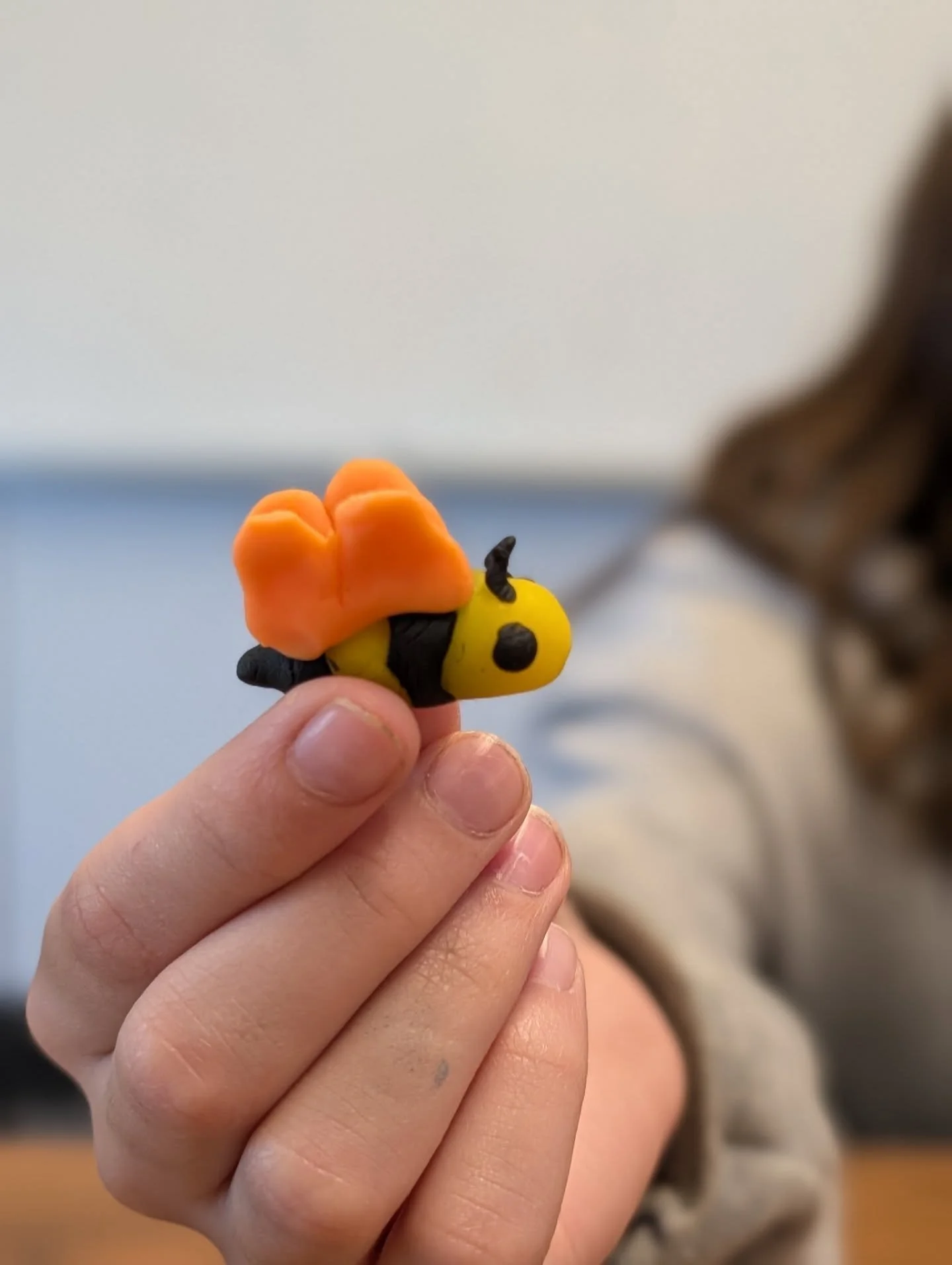 Happy World Bee Day! 🐝🐝🐝 My students from Sunday School made the coolest clay bees for me. They know their teacher is obsessed with bees!! 

Another cool bee thing happened this week. One of my colonies I was inspecting was exhibiting hygienic beh