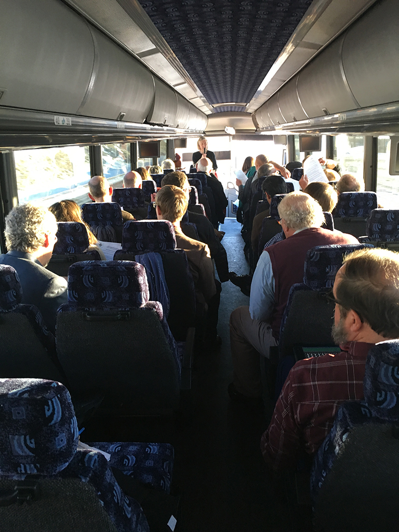 Full bus on the way to MAC Day in Helena.