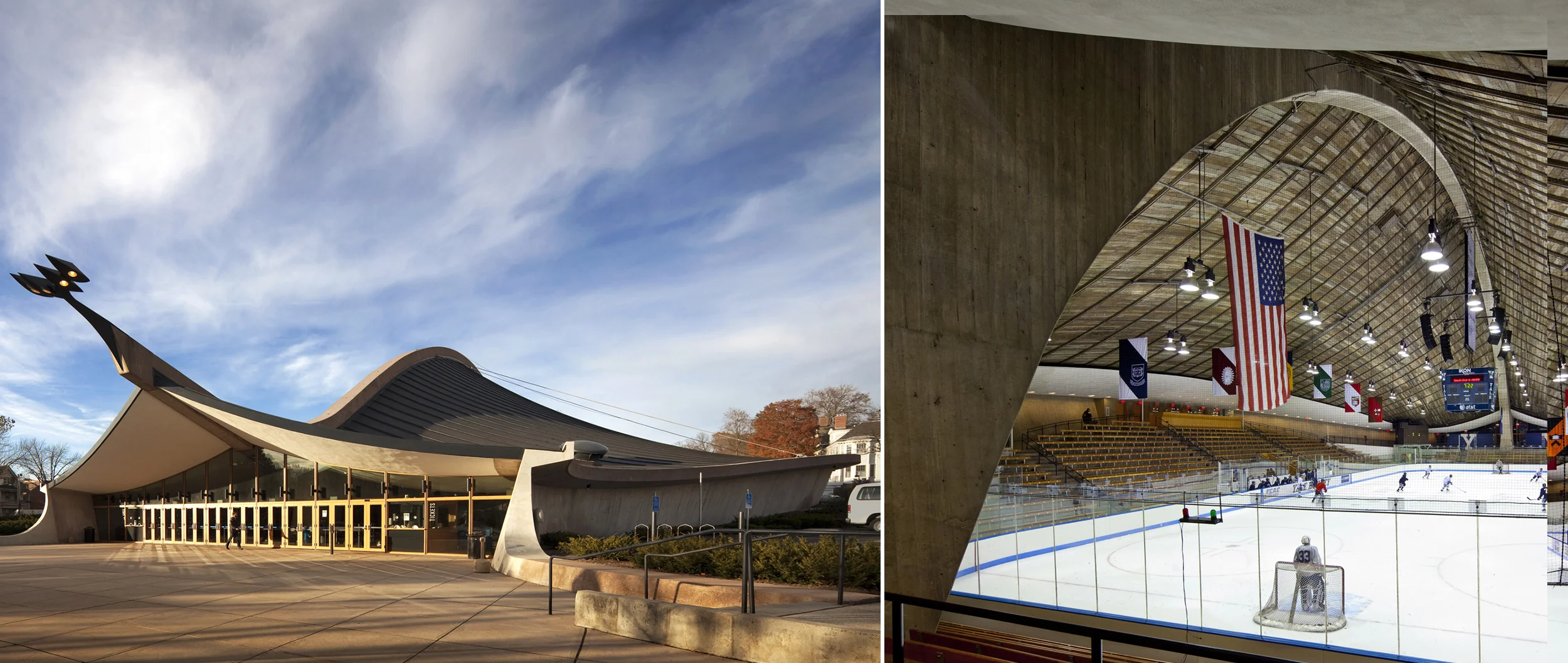 Yale Hockey Arena New Haven, CT Roche Dinkeloo Architects