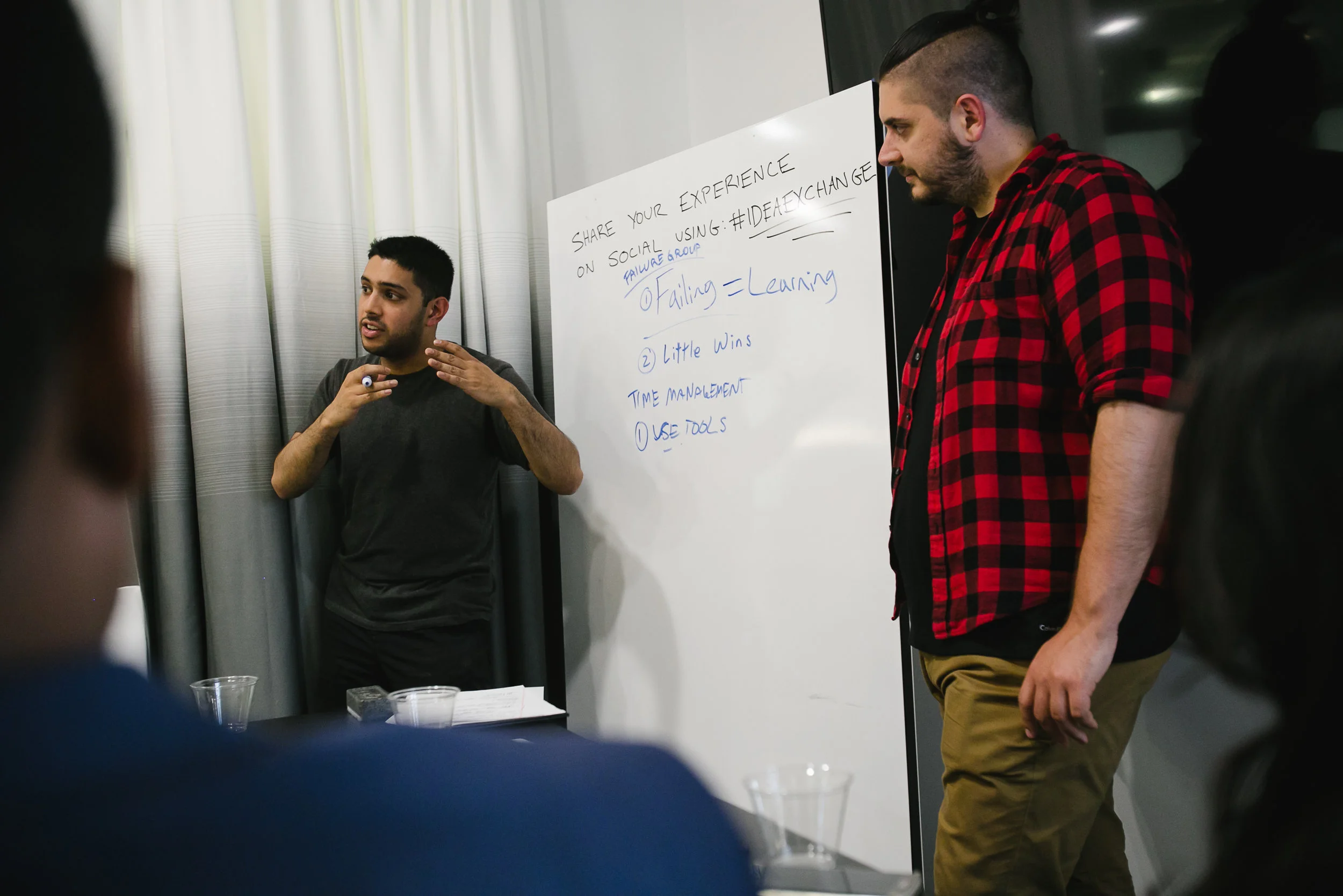 Getting our main takeaways from Green Creative Ayan and Phil. Photos courtesy of I Heart NY