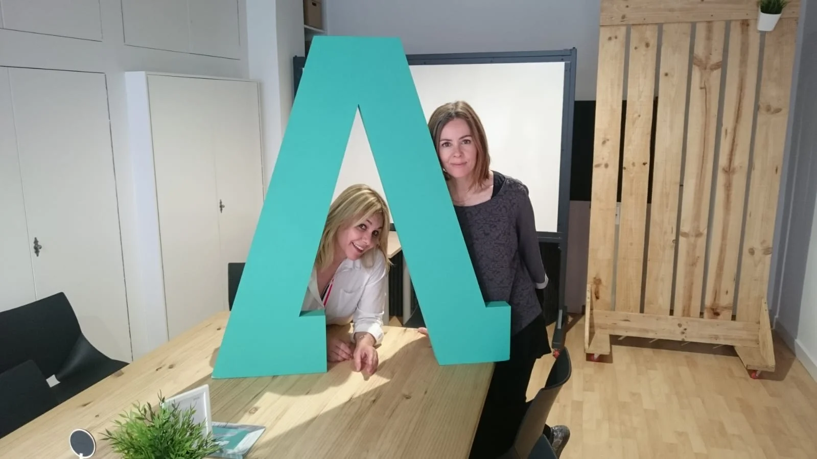 Victoria and Dori who are responsible for the administrative side of running Anda