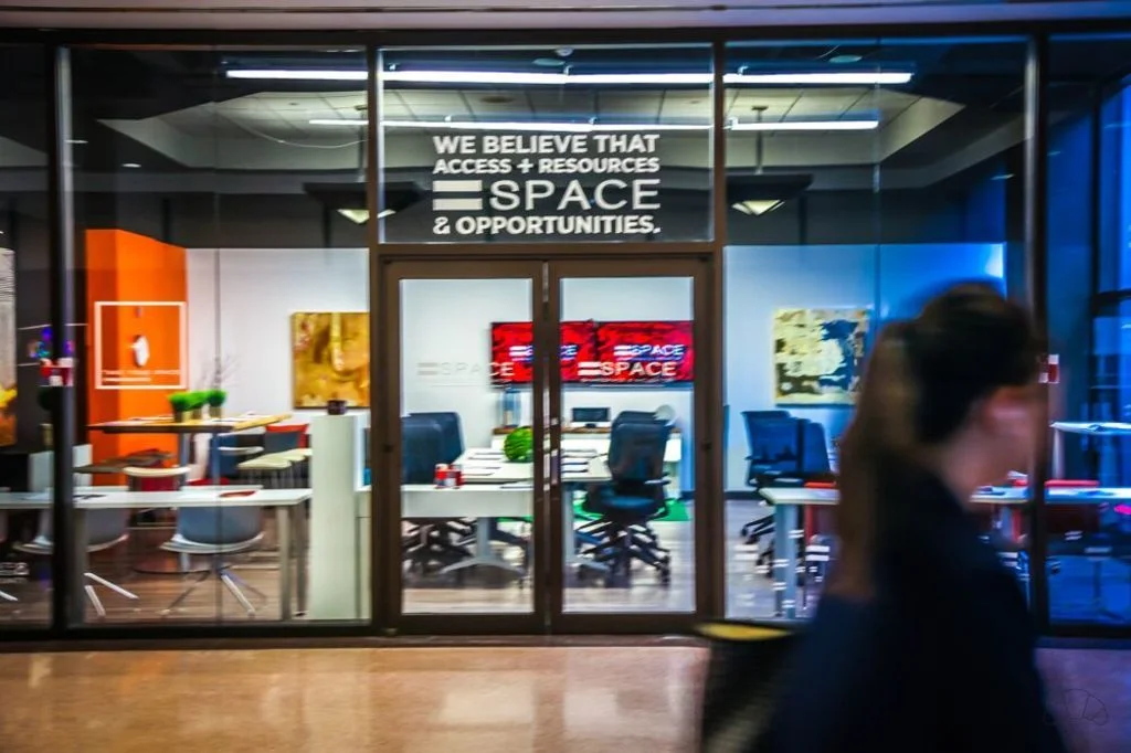 Started by a design agency, =Space founders knew what support an entrepreneur needed.