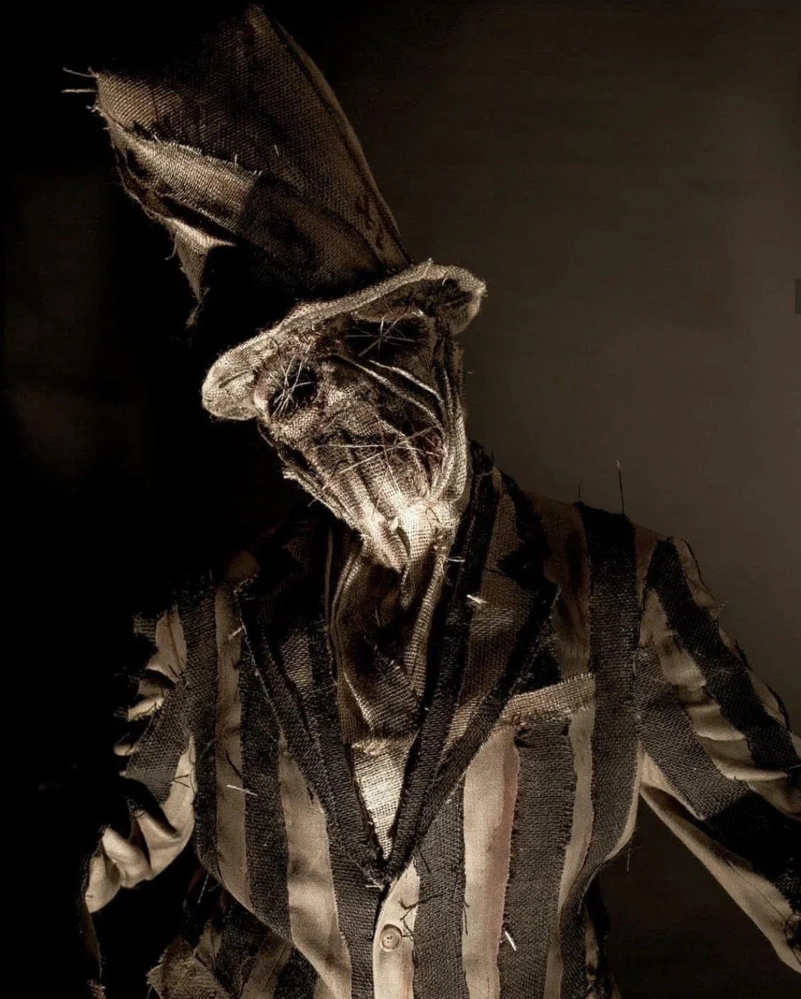 Proper Burlap Scarecrow