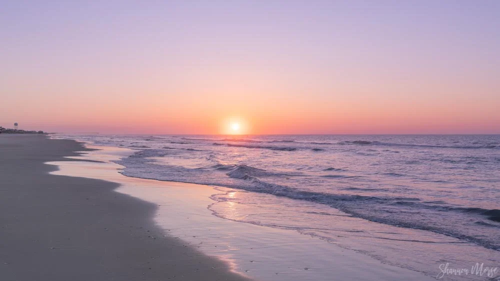 Sunrise at Topsail Island