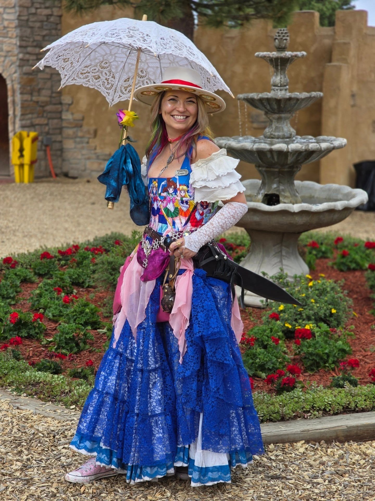 Photo diary - the first weekend of the 2025 season @coloradorenaissancefestival ! This weekend was Magical Fantasy Weekend so I went with my Magical Girl Sailor Moon inspired costume - curated by me!

Mr. Dread Pirate Roberts got me a 🗡️ sword for o
