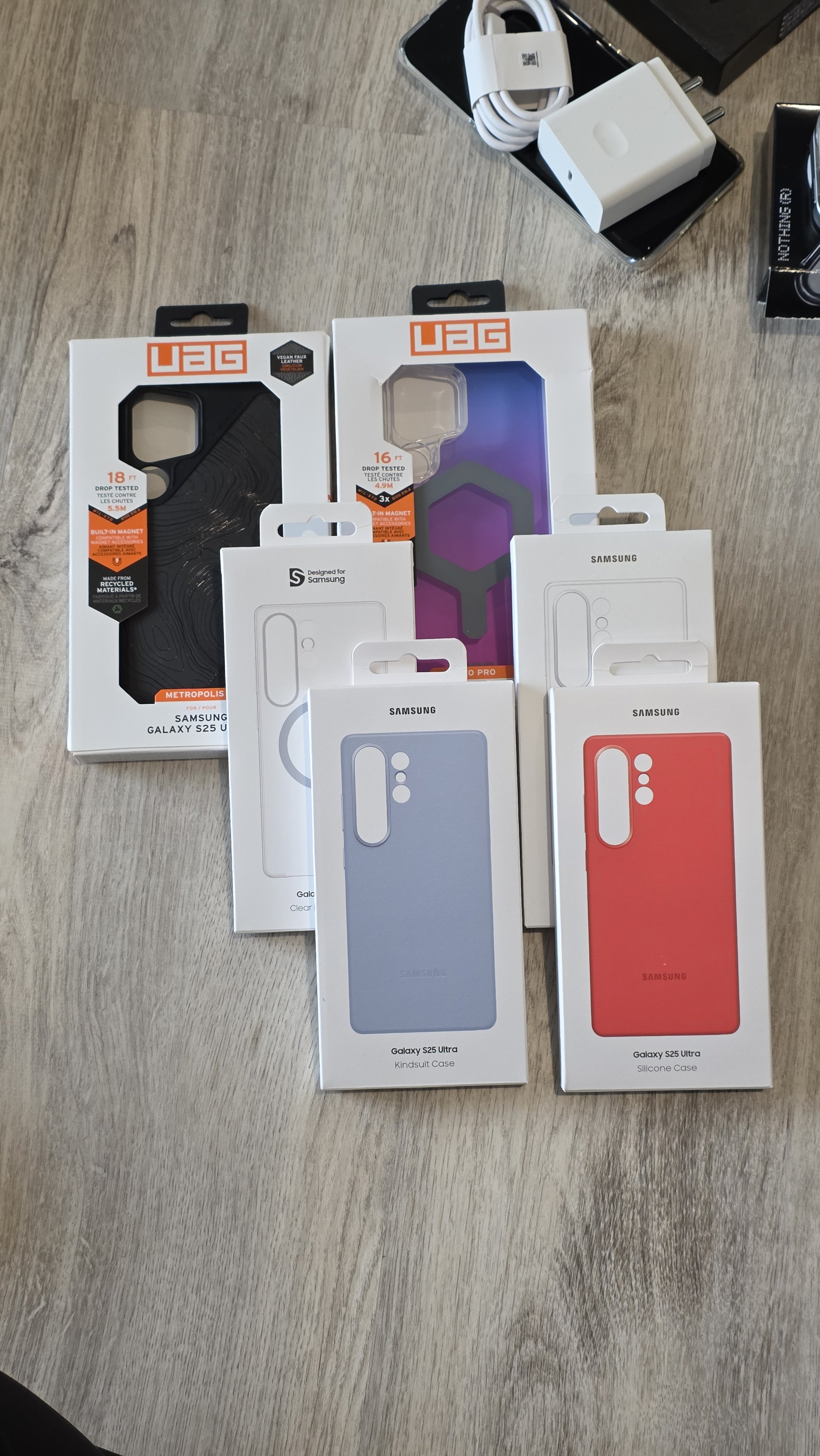 Basic Samsung S25 Ultra Case Lot of 6