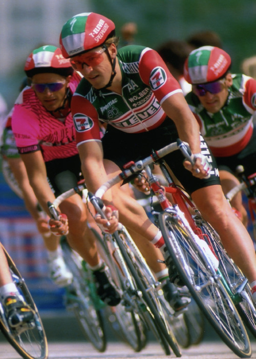  With Davis Phinney helping Dag-Otto win '89 Tour de Trump