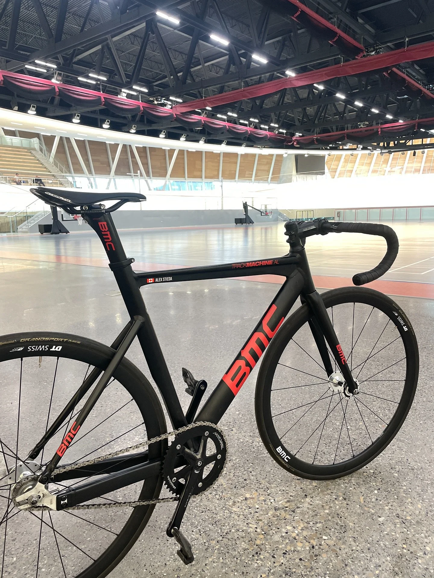 Getting certified on @cityofedmonton new indoor @albertavelodrome velodrome!  After riding velodromes around the world, I&rsquo;m now certified to ride and coach on ours! 
Looking forward to coaching the next generation of athletes.