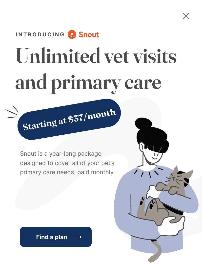 Snout Wellness Plans Sign up Link