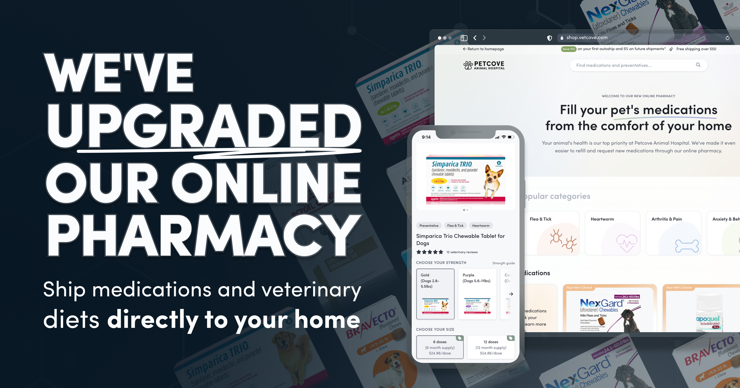 Brooksville Veterinary Clinic's personal online pharmacy!