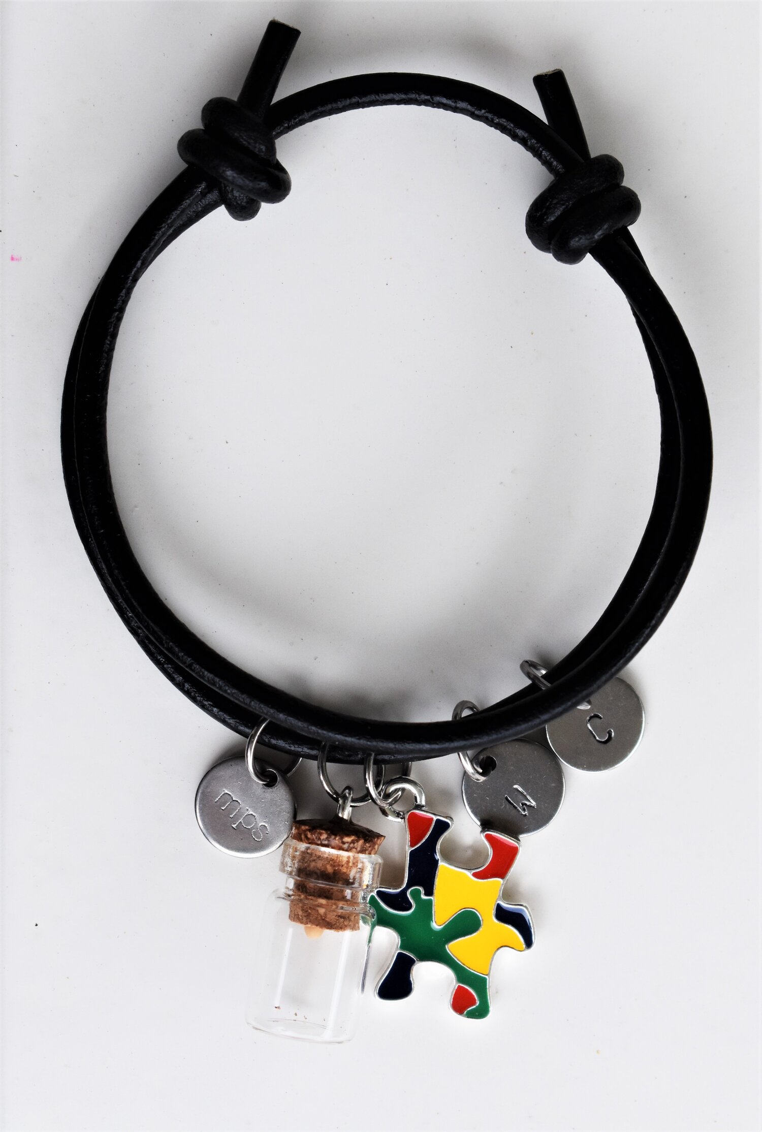 Handmade 'Autism Acceptance' Letter Bracelet