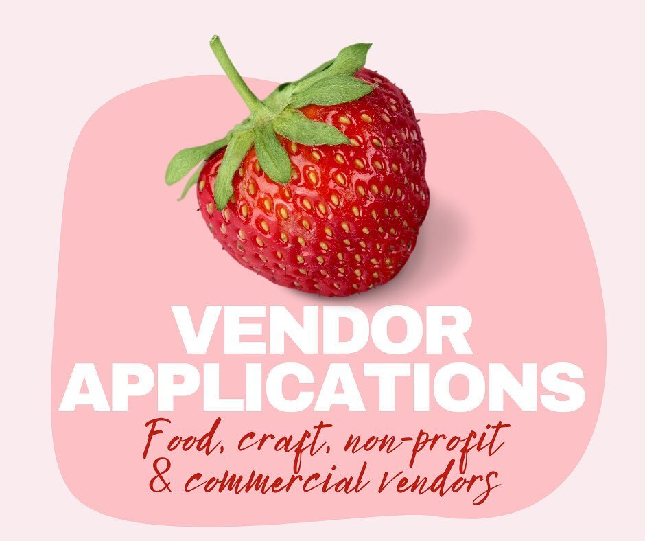 Strawberry Festival 🍓Vendor applications are now available on our website: www.Owego.org. 🔗Link in our bio!