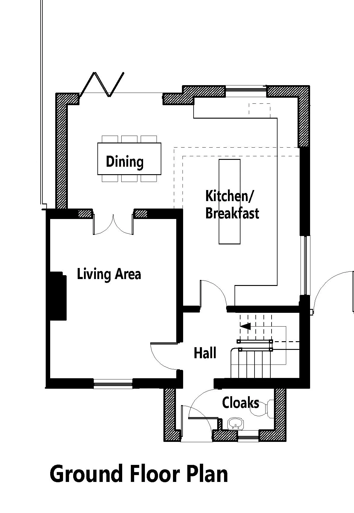 GROUND FLOOR: PROPOSED