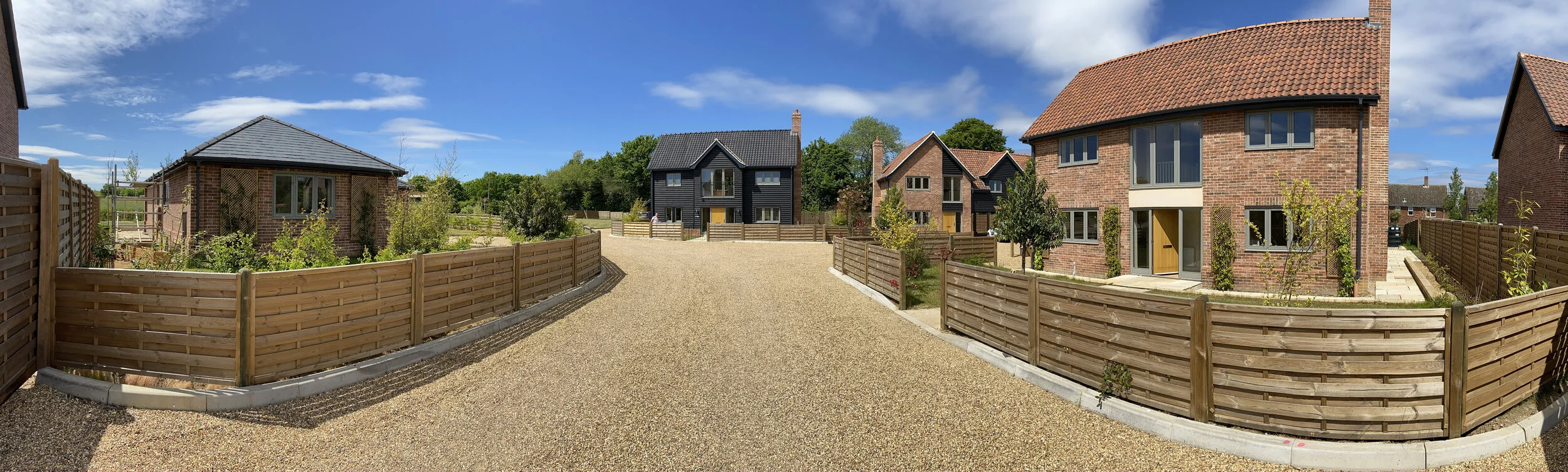 New housing development, Shotts Meadow, Benhall — Let's Design