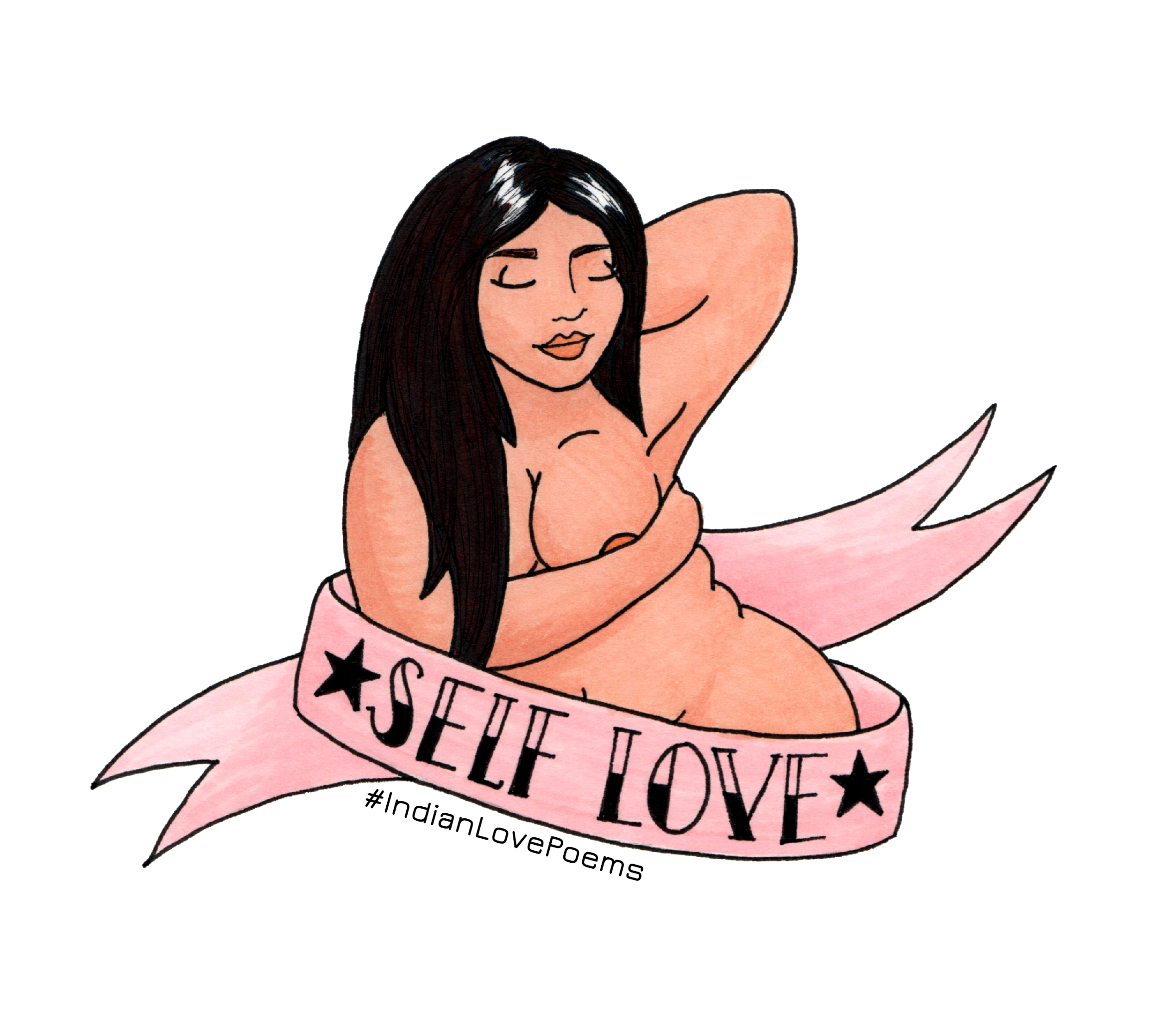 Self Love // ink + copic, 2018