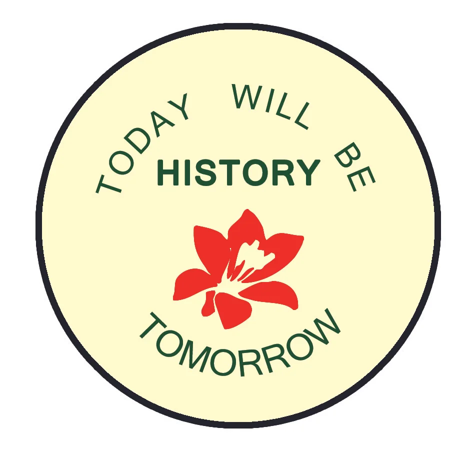 SHFS vintage button replica // 2019