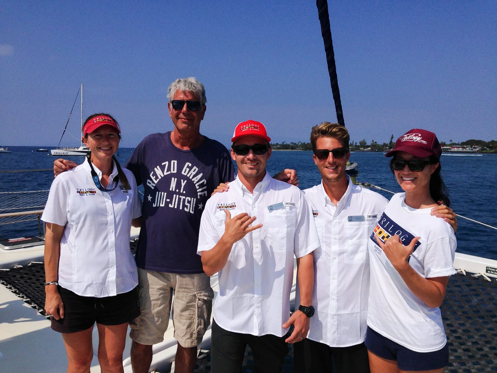 Trilogy hosts Anthony Bourdain and onboard whale research!