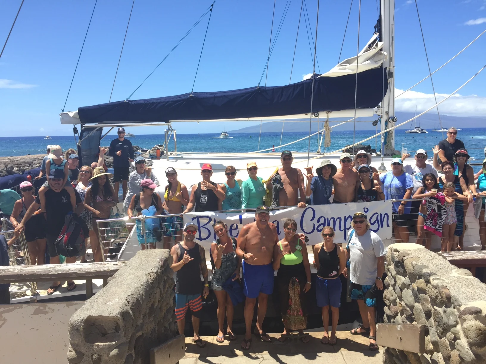 Maui Brewing Company and Trilogy Excursions’ Blue’Aina Event Raise Money for Maui’s Mooring System and Clean the Reef of Marine Debris