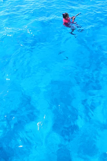 Snorkeling the clear waters of Maui