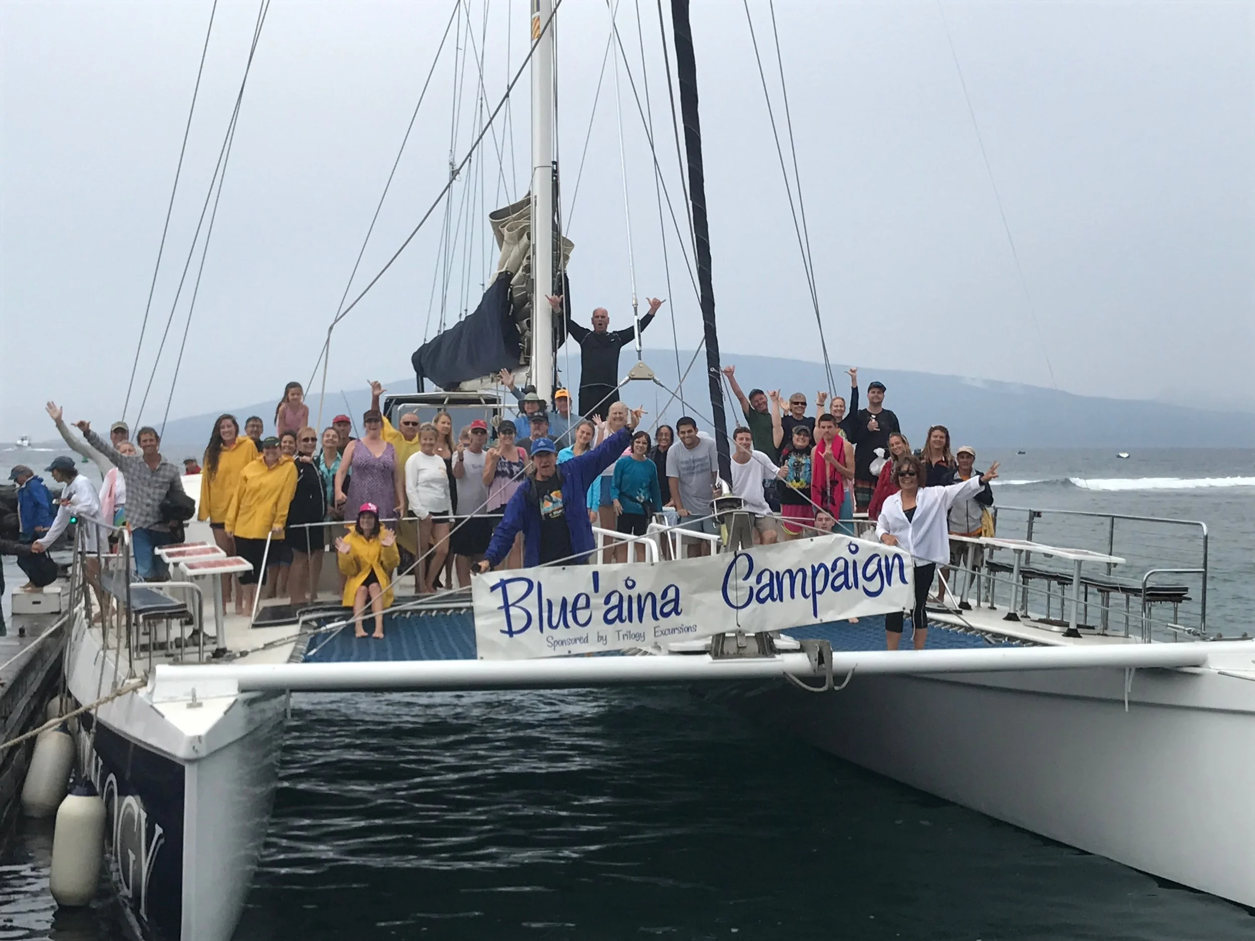 Blue'Aina Lana'i Cleanup with Wailea Community Assoc. and Cheeseburger Grille