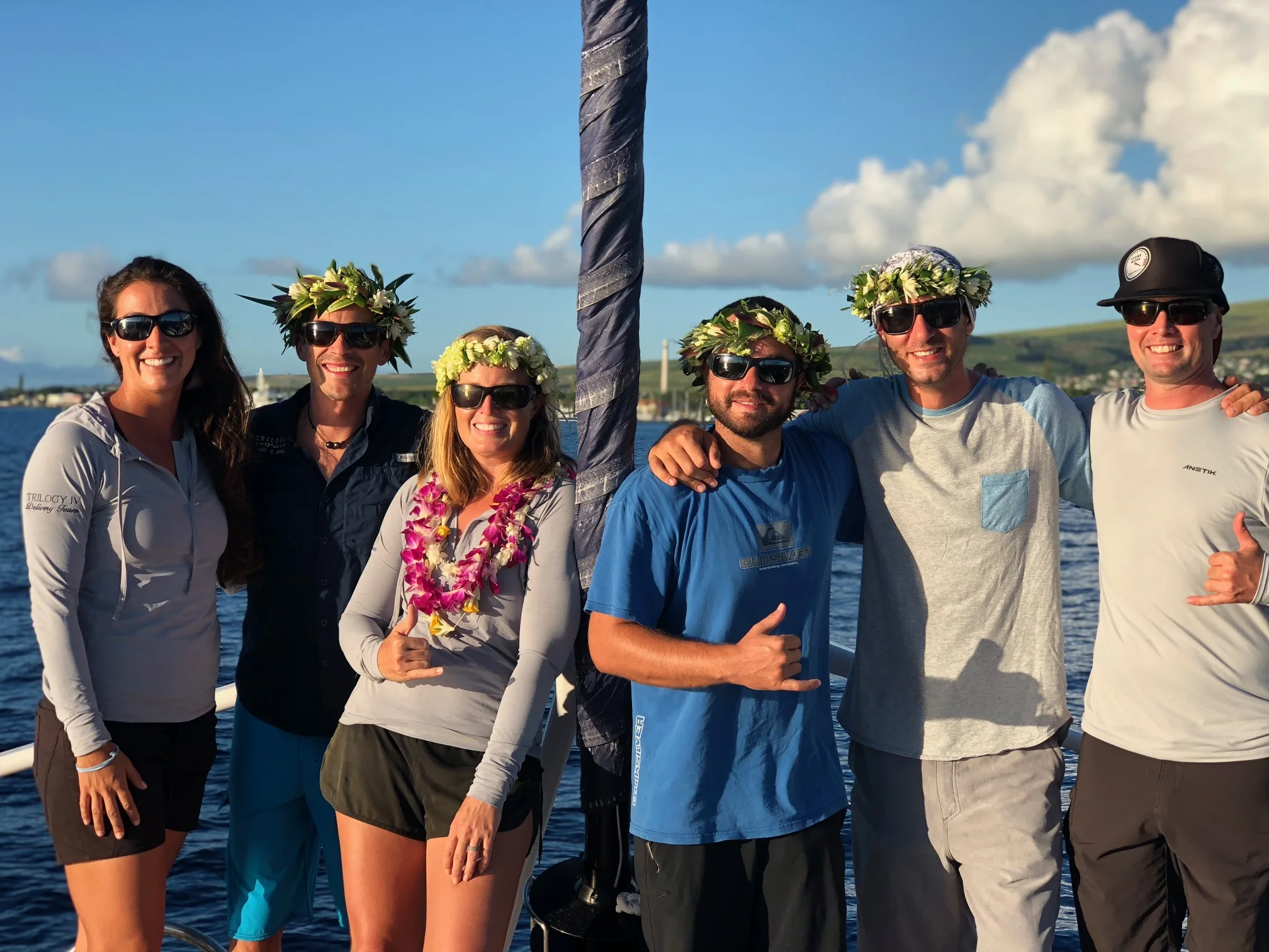 Crossing log, final entry: LAND HO!