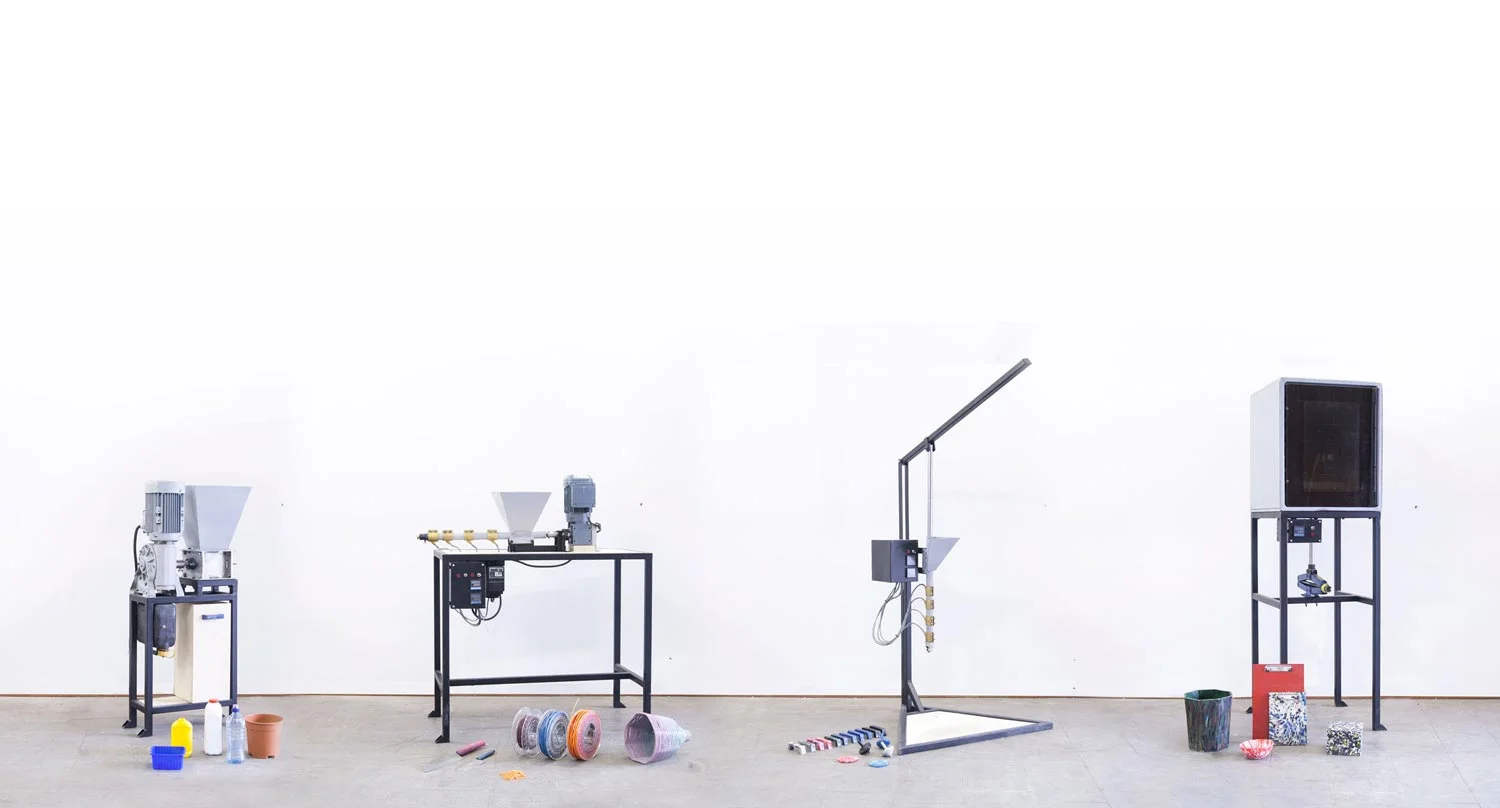 Precious Plastic created easy to build machines that enable anyone to recycle plastic.