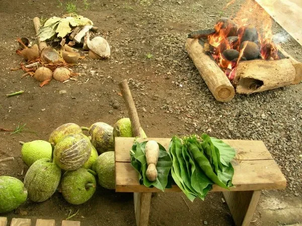 Traditional hawaiian breadfruit