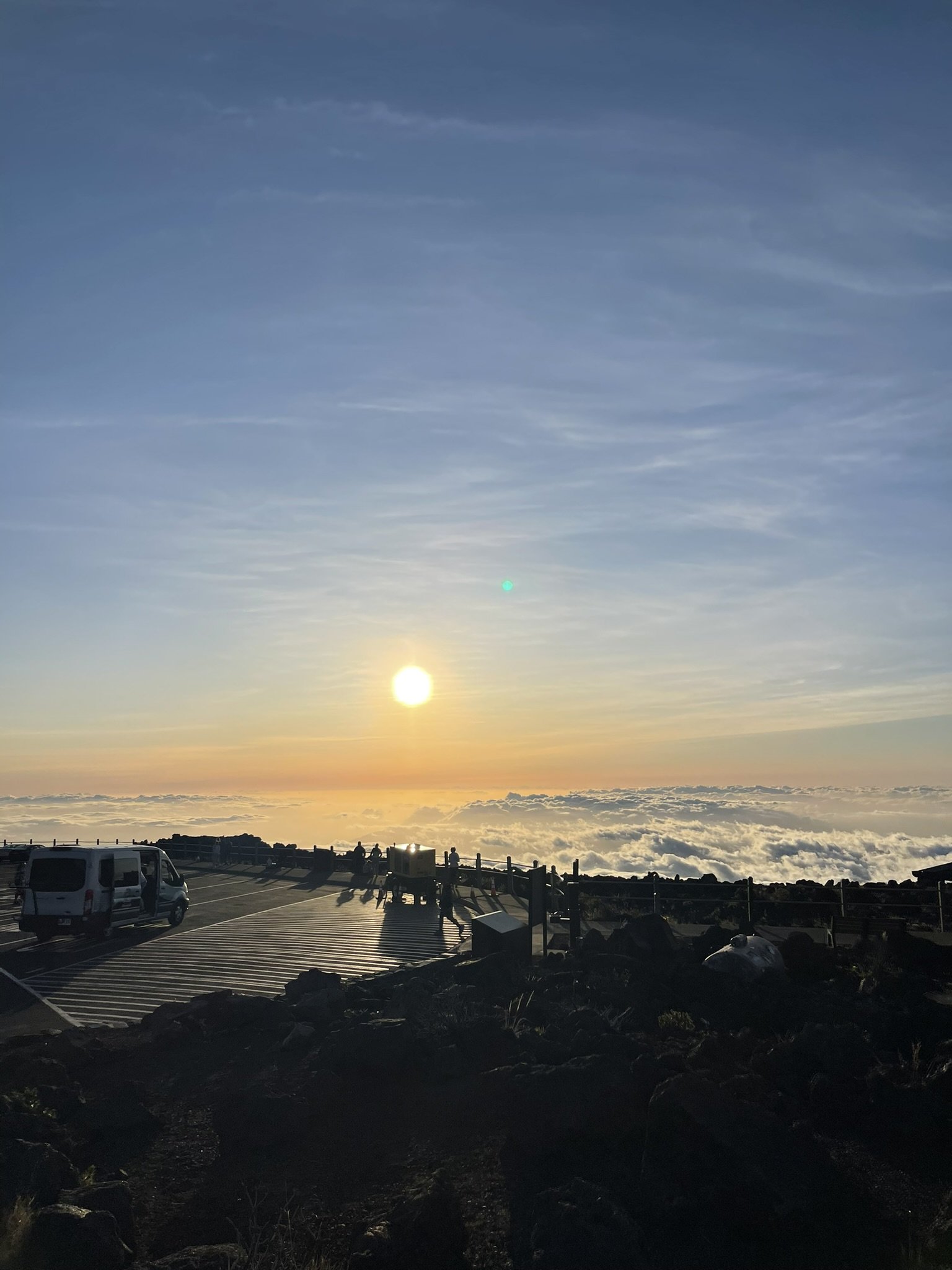 Haleakala Crater Golden Hour Sunset