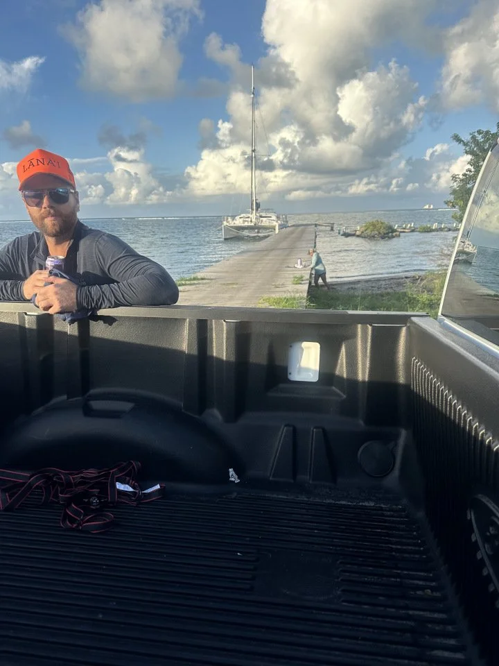 Chris contemplating the big task ahead..