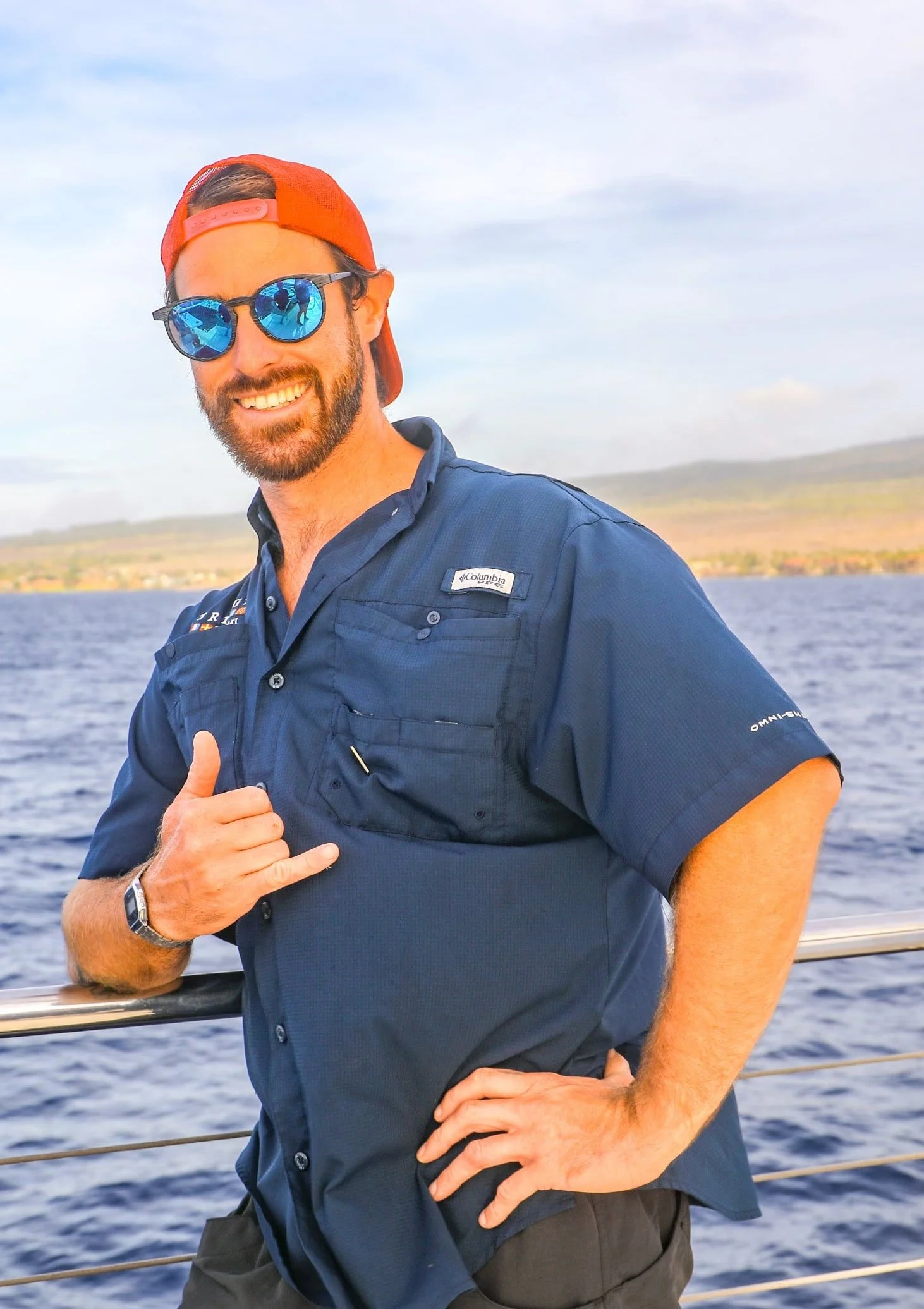 Trilogy Maui snorkeling crew member Matt