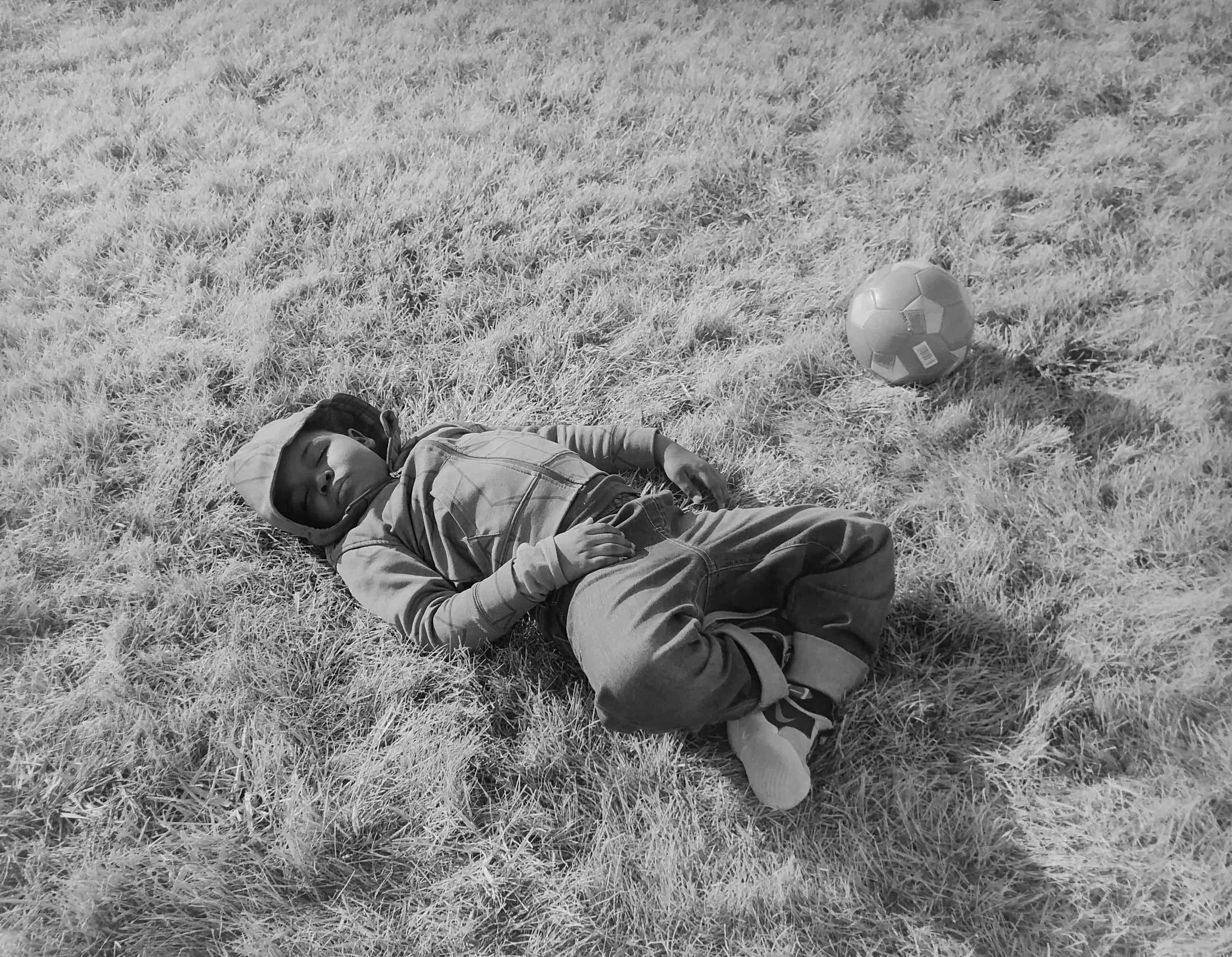 Sleeping in the yard, 2021 by Rashod Taylor