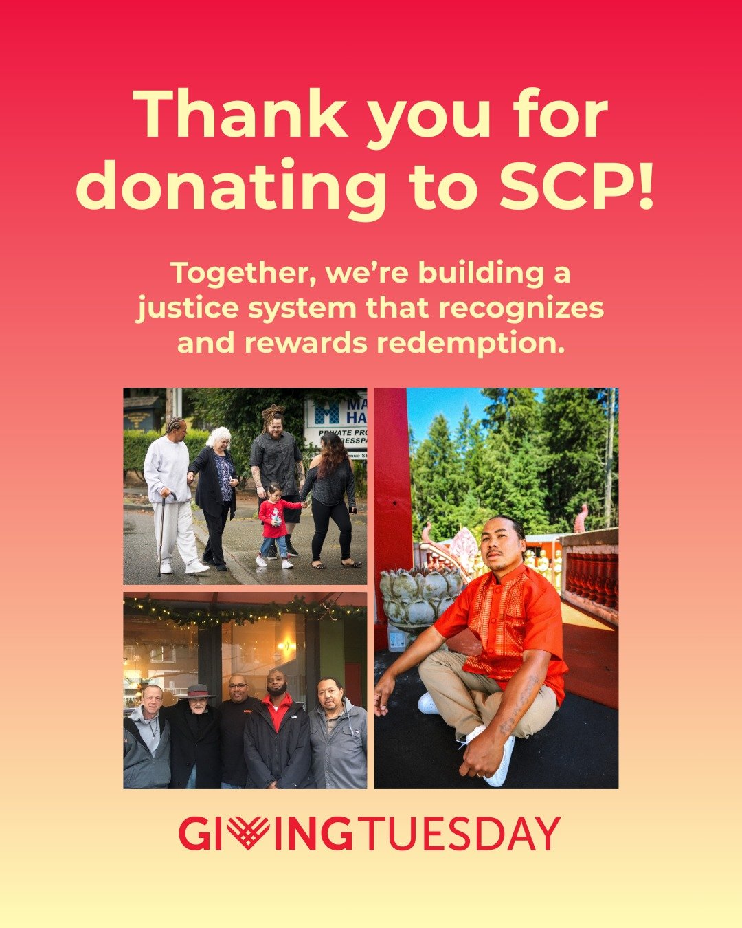 Tomorrow is @givingtuesday and we hope you can support our important work. 

Donations to the Seattle Clemency Project allow us to continue matching individuals with the free legal representation they need to seek freedom from an excessive sentence o