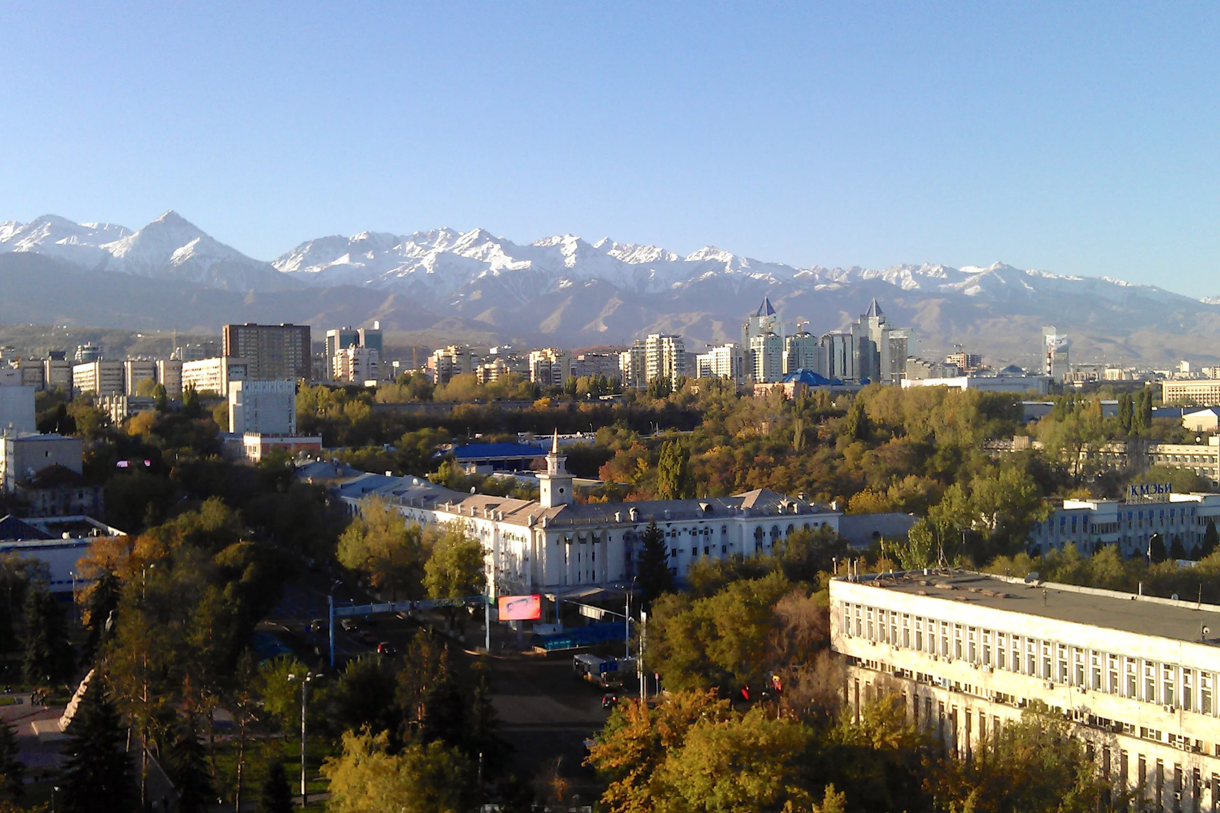 A view of Almaty, Kazakhstan. Photo Credit: Timur