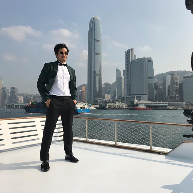 Me striking a pose for the wedding of the year. #mmwedhk2019 #nofilter 
Congrats to @mashasha and @elajimimehdi