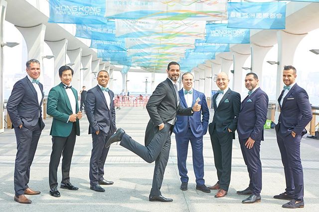 Just some snaps with the groom and the groomsmen. #mmwedhk2019