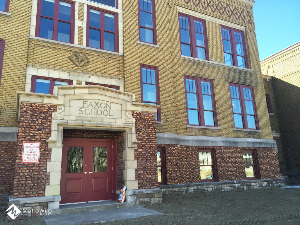 The former Faxon Elementary School at 37th and Paseo in east Kansas City is now affordable “loft-style” senior living.