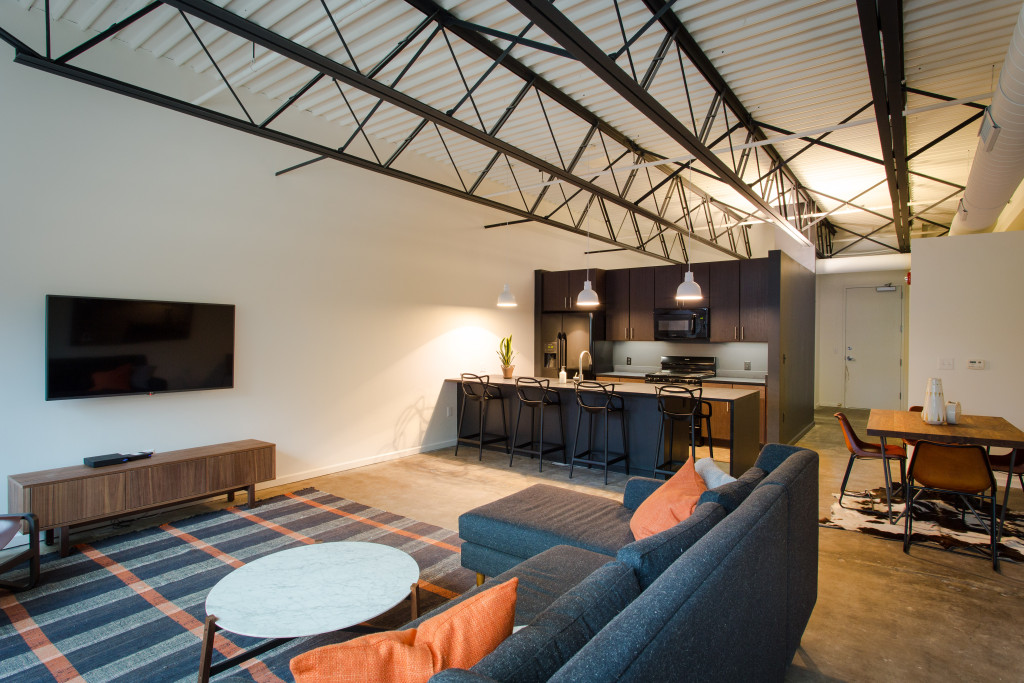 The Studio Lofts at Grocer’s Warehouse offer luxury living in the heart of historic Roanoke Park.