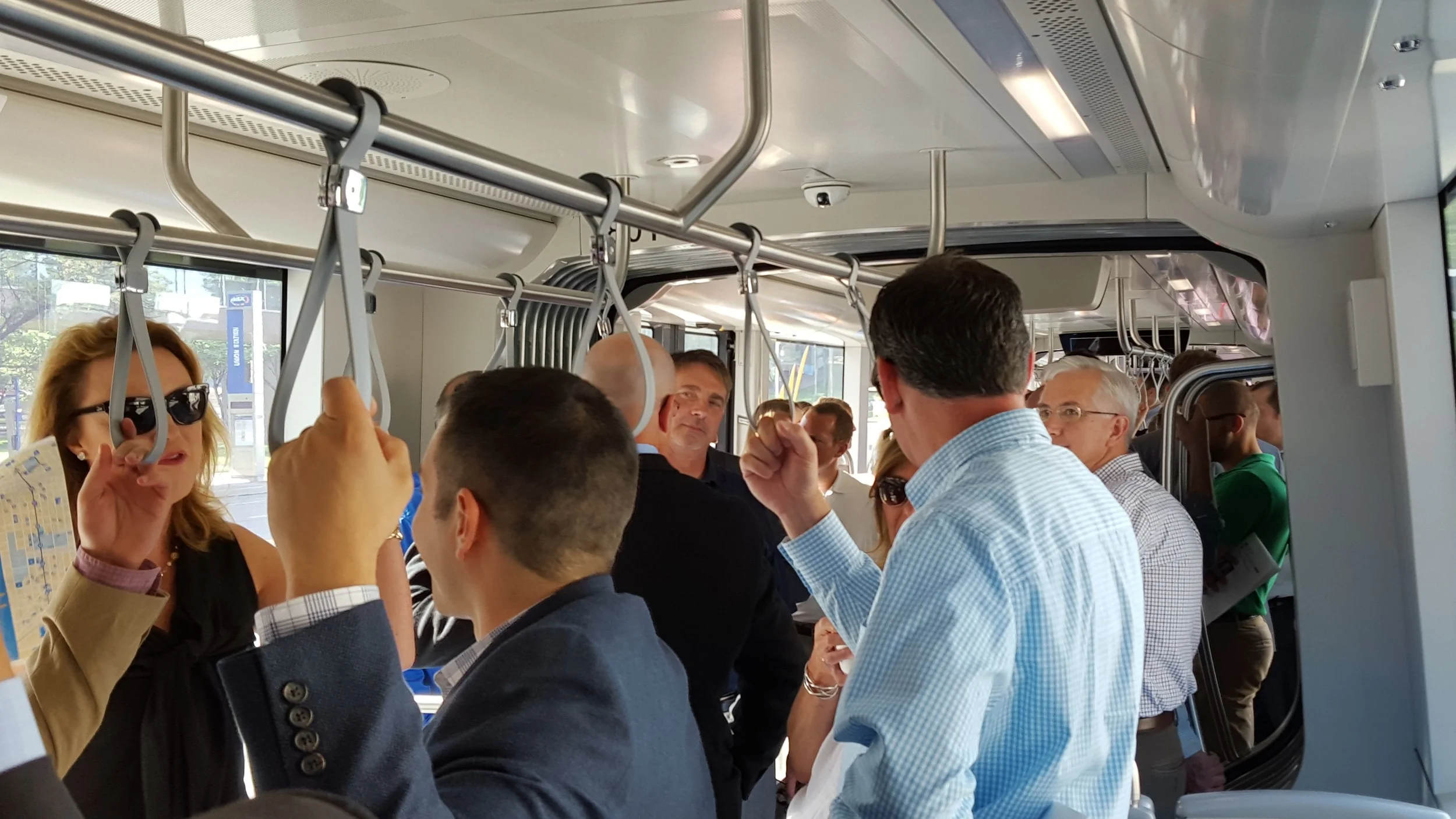 Members of ULI Kansas City shop for development opportunities along the streetcar line.