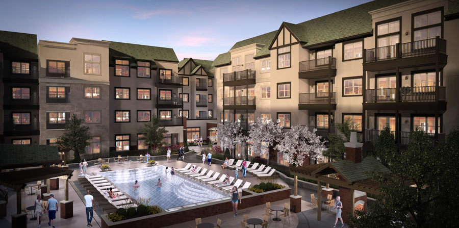 Hunt Midwest is providing capital and construction management for its boutique luxury apartment project, Mission 106 at Mission Farms. The 139-unit includes 7 townhomes and is a joint venture between ePartment Communities LLC and master developer Doug Weltner.