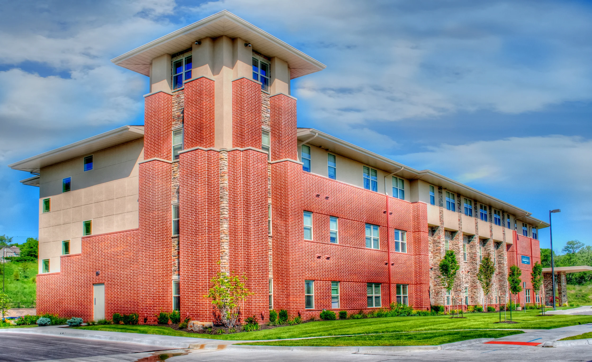 The St. Michael's Veterans Center is located at 39th Street and Emanuel Cleaver Blvd. Rendering courtesy of 4Sight Construction Group.