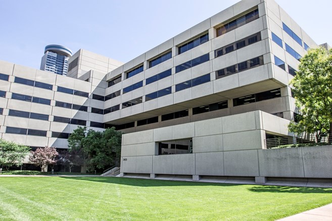 2460 Pershing is part of a cluster of buildings known as a "skyscraper on its side." The building will soon be home to BNIM, who will take 20,000 spread across two floors.