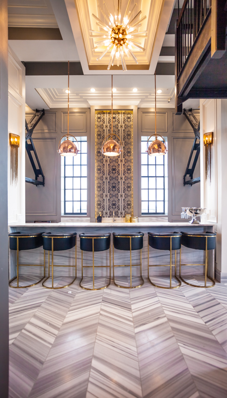 The Beacon is a private lounge exclusively for residents. Photo by Jacia Phillips.