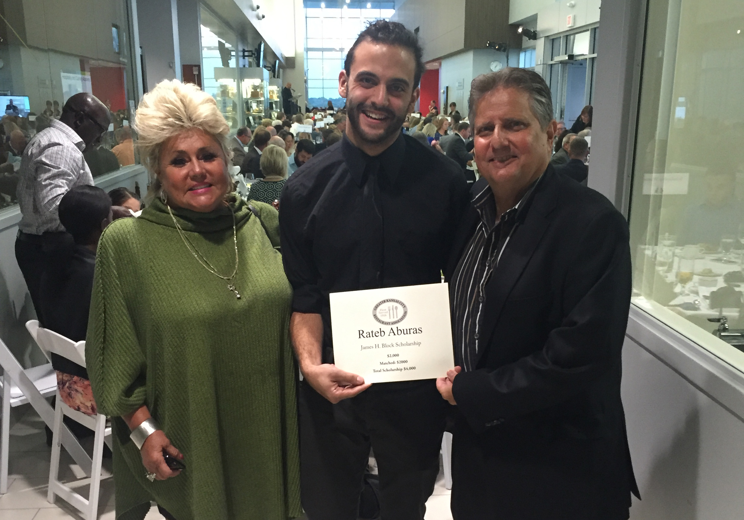 Rateb Aburas with David M. Block of Block & Company, Inc., Realtors and his wife Vicki.