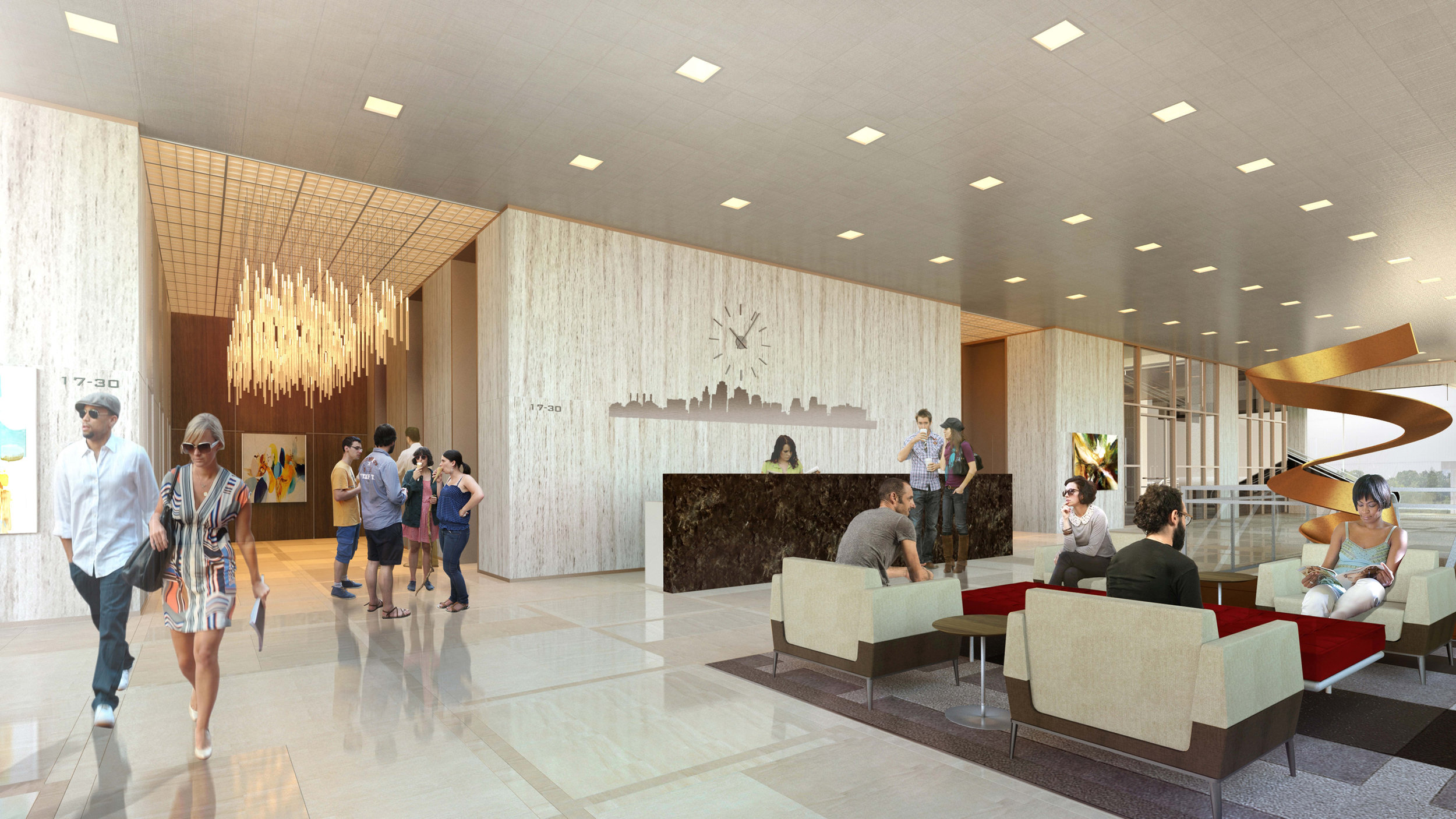Commerce Tower is LEED Gold certified, which means that residents will see a 30 percent reduction in their energy bill.