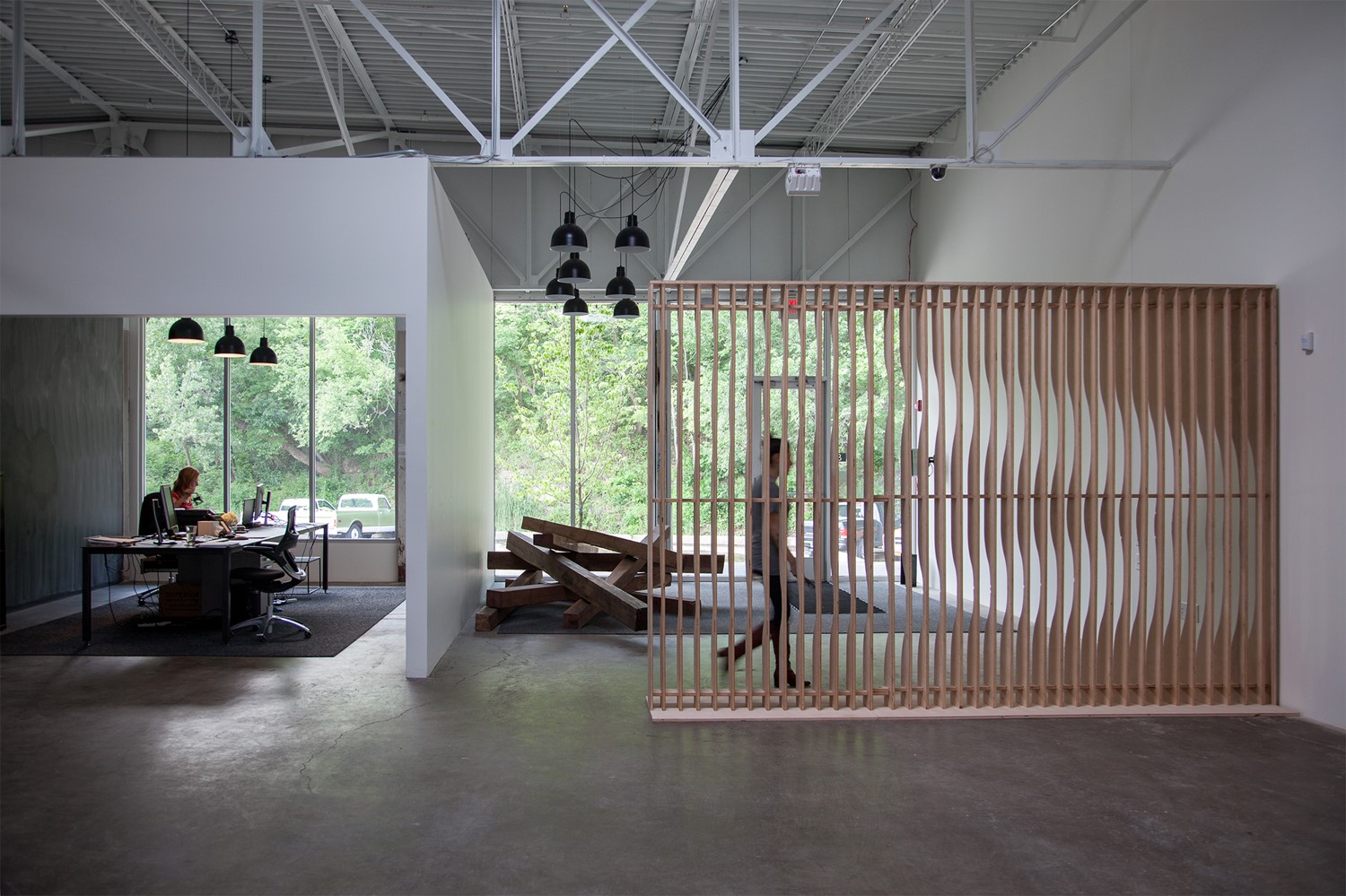 Hufft Projects' Kansas City home is an adaptive reuse project, converted from a historic grocer's warehouse into an office and apartment building.