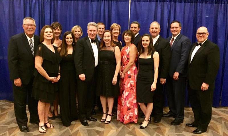 The Kansas City chapter helped honor 2017 IREM president Michael Lanning of Cushman & Wakefield at last week's Inaugural Gala in San Diego. 