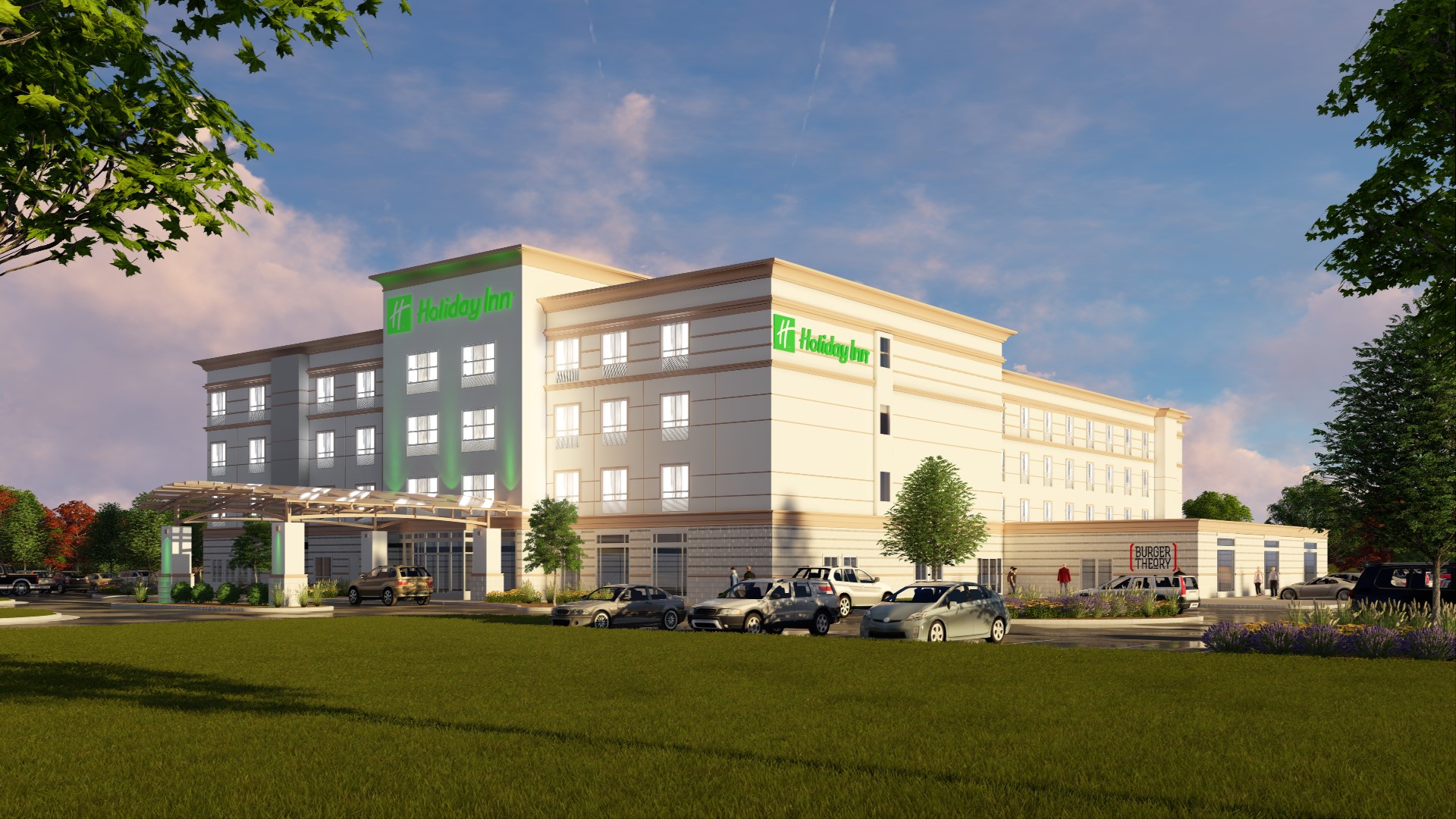 Look for two new hospitality options at the Hunt Midwest Commerce Center in 2018: a SpringHill Suites by Marriott and a Holiday Inn Hotel & Suites.