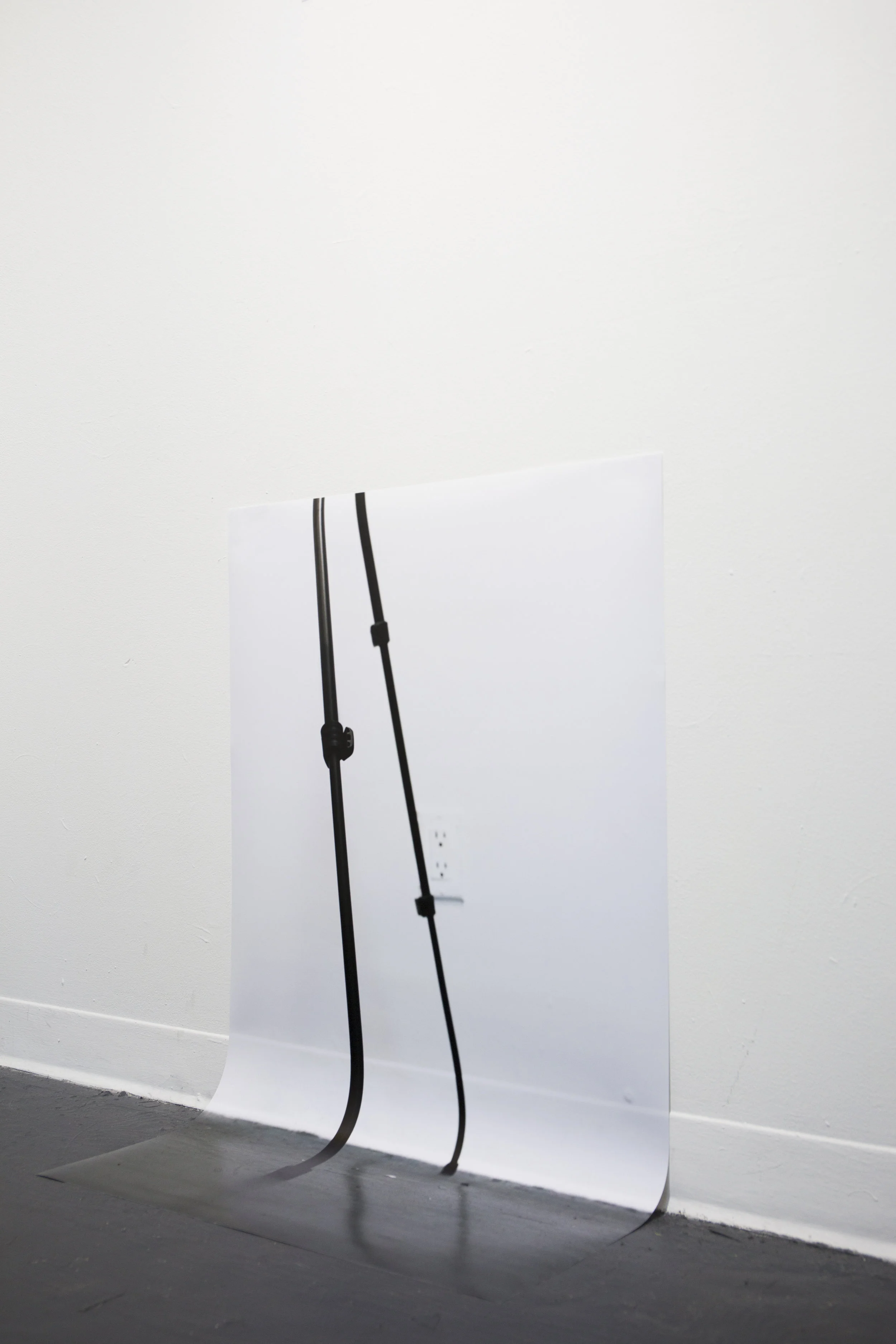 Installation view of Tripod
