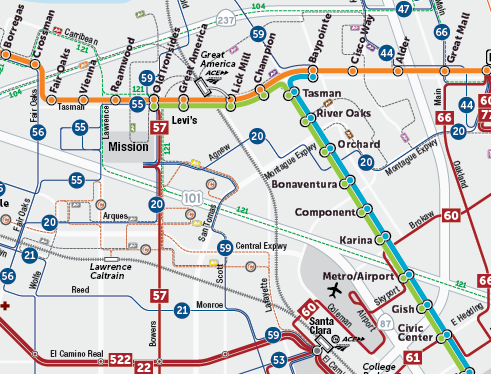 Draft 2019 New Transit Service Plan System Map (PDF)