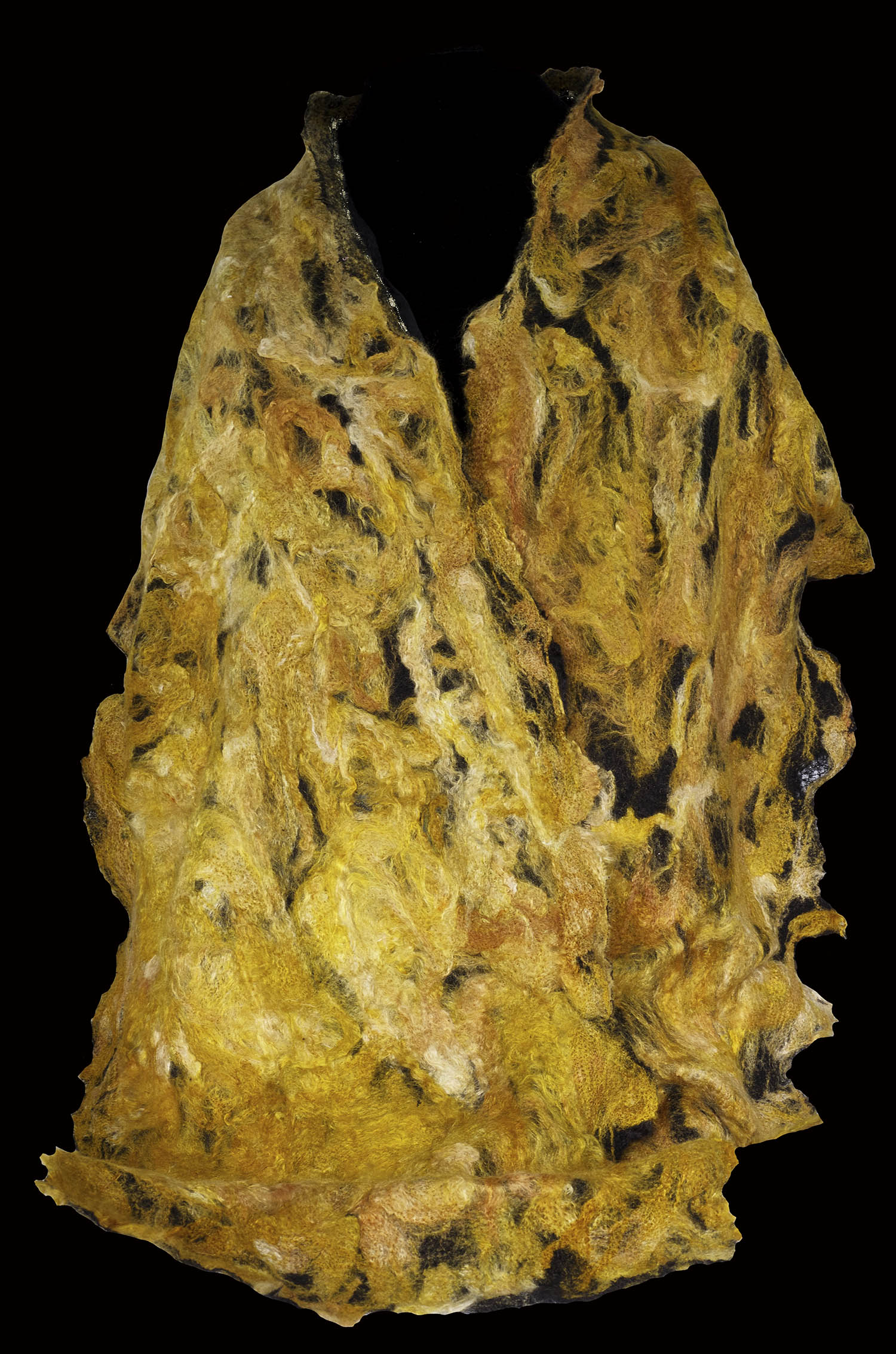 All silk woman's hand dyed wrap. THIS GARMENT IS NOW SOLD